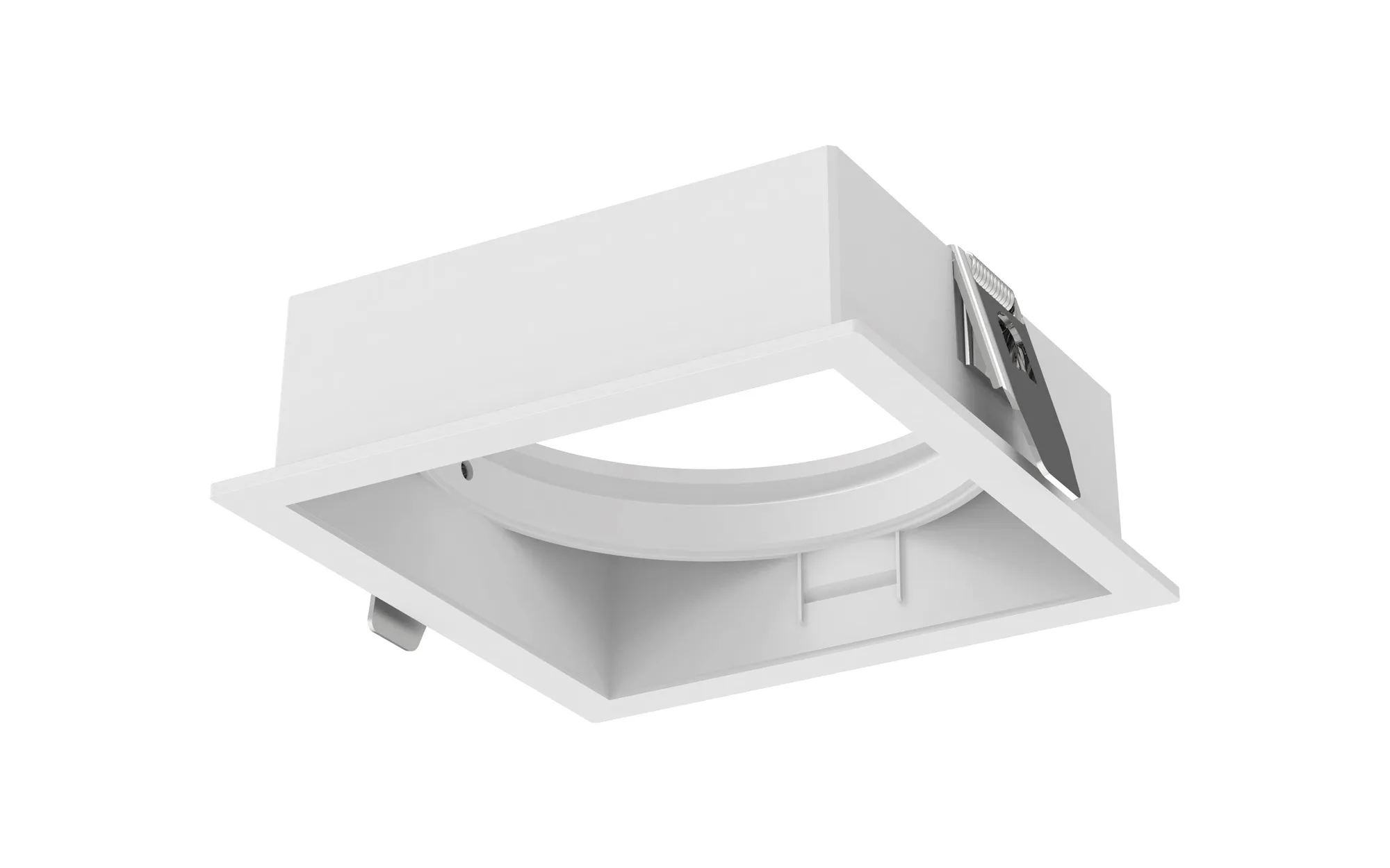 M9770  Sunrise 20W Square Recessed Led spotlight,White outer frame, Cut out :95x95, 3yrs Warranty